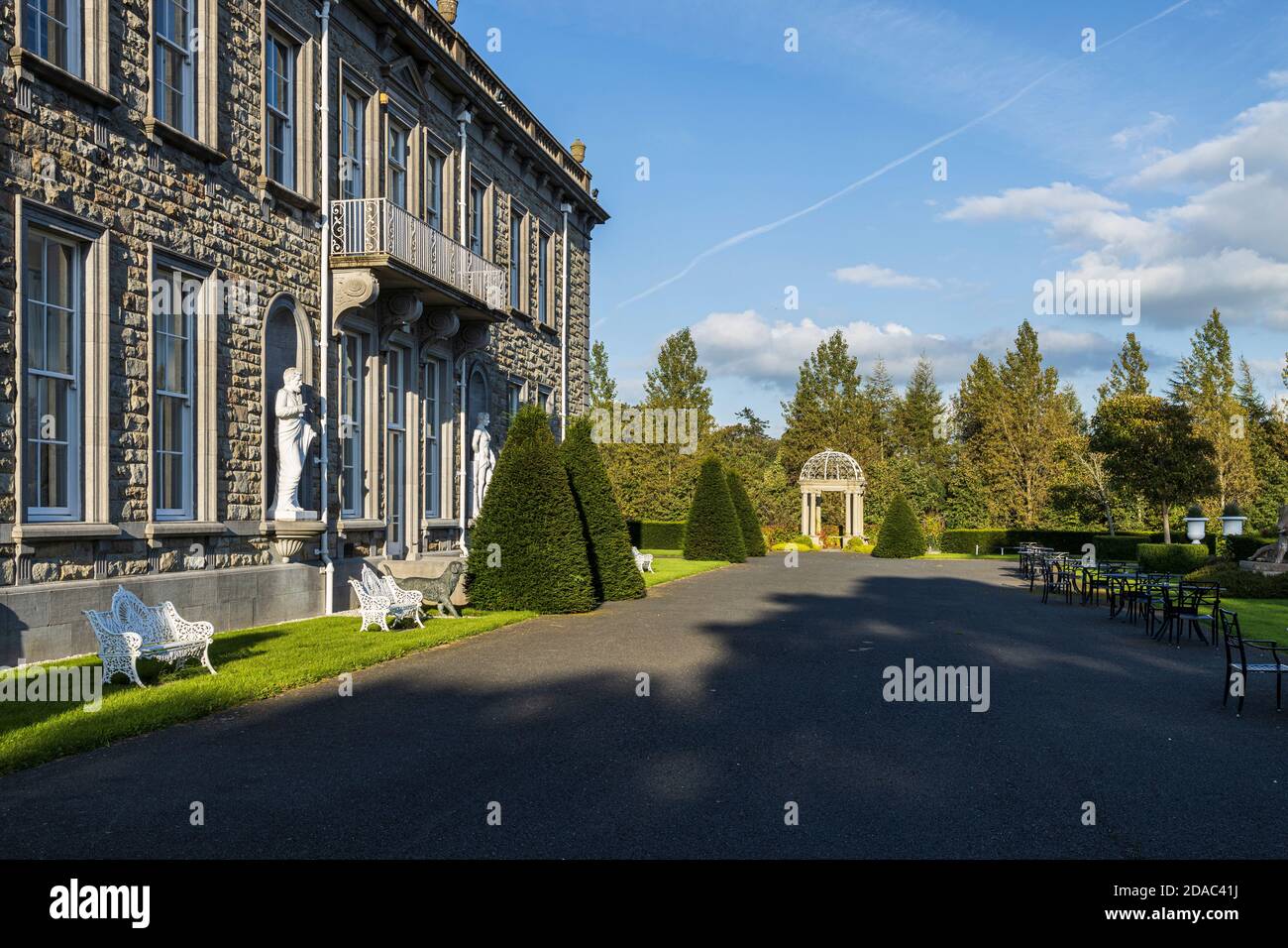 Palladian style architecture, manor house at the estate of Palmerstown