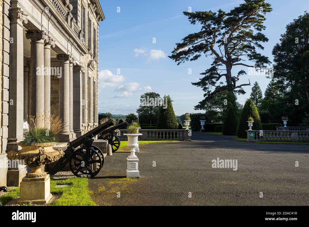 Palladian style architecture, manor house at the estate of Palmerstown
