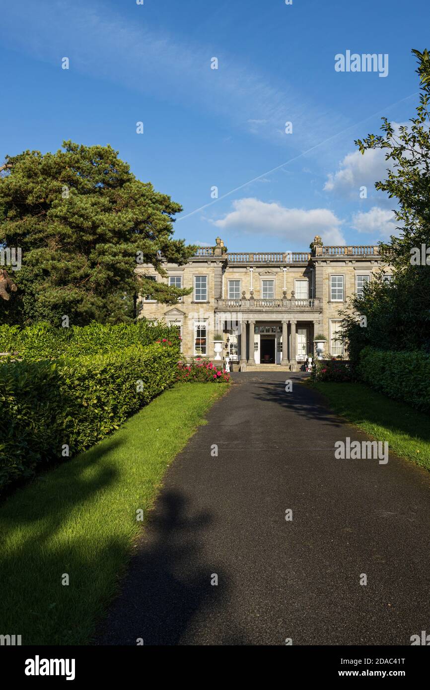 Palladian style architecture, manor house at the estate of Palmerstown
