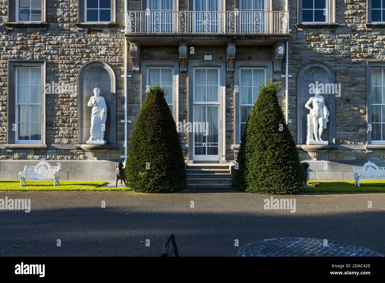 Palladian style architecture, manor house at the estate of Palmerstown