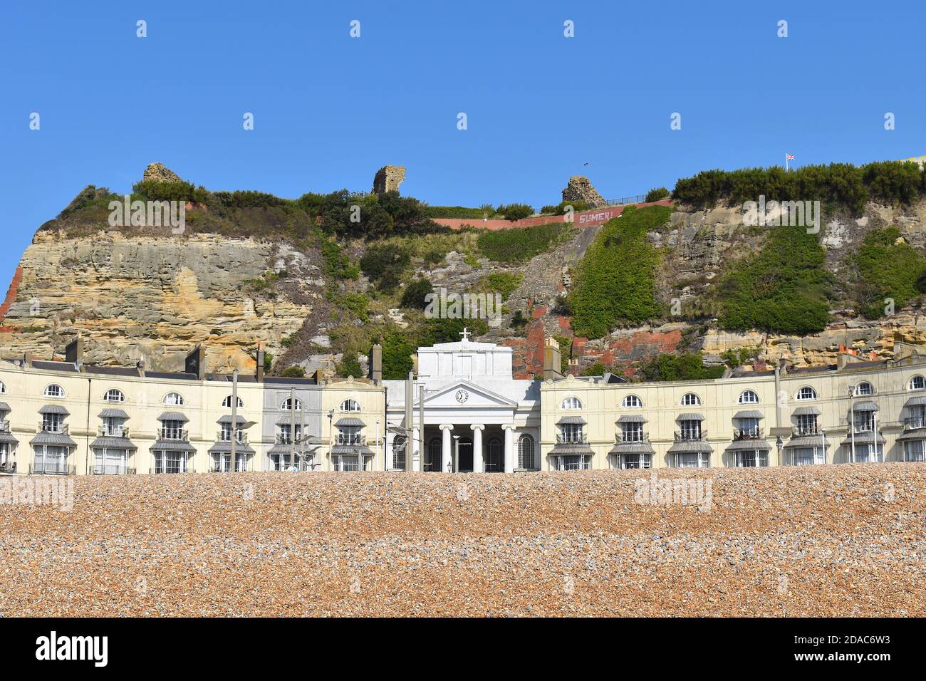 Hastings is resort with miles long beaches lots of facilities including