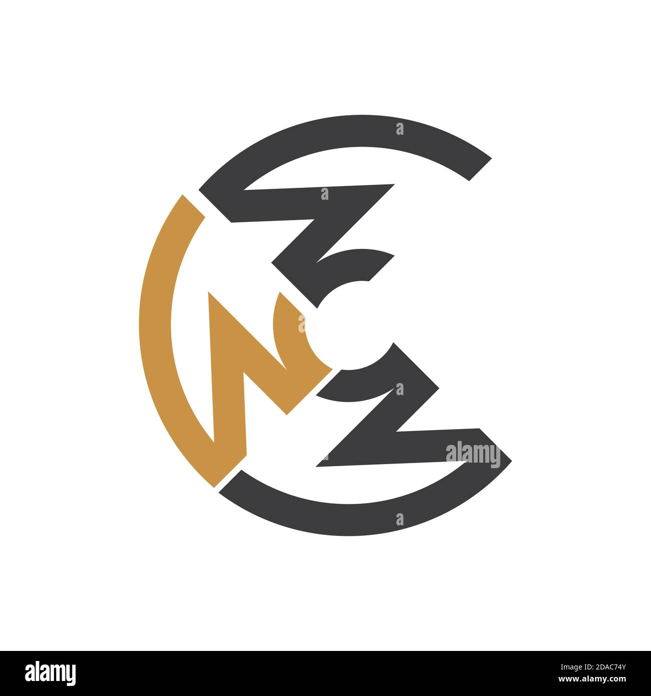 Initial letter cw logo or wc logo vector design template Stock Vector ...