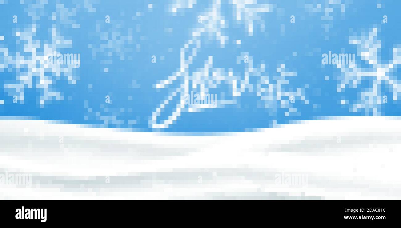 Realistic white snow falling light hi-res stock photography and images ...