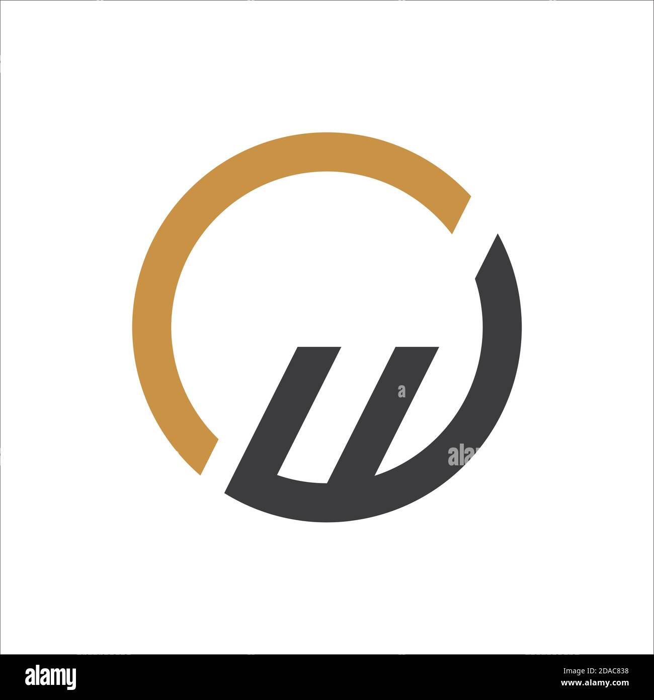 Initial letter cw logo or wc logo vector design template Stock Vector ...