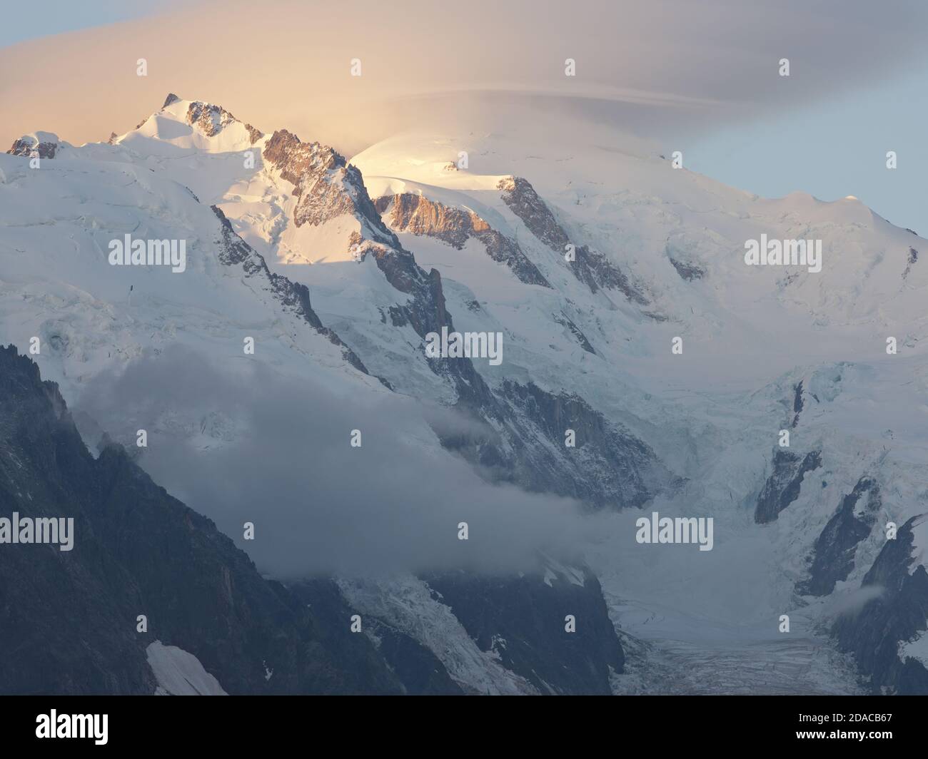 Mont Blanc Sunrise Stock Photo - Alamy