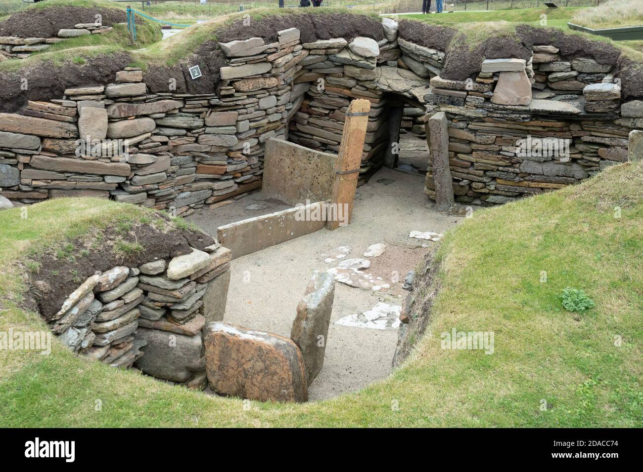 Skara Brae Neolithic Settlement, Orkney Stock Photo