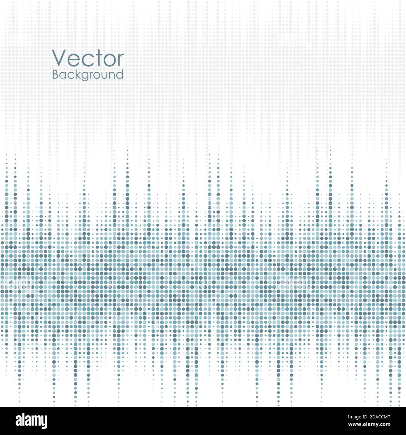 Abstract background with blue and gray dots Stock Vector