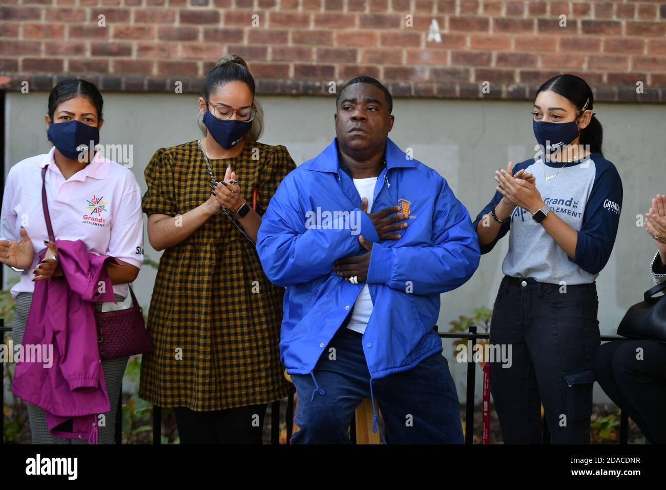 Tracy Morgan delivers remarks at the opening of the Marcy Houses Community  Center on November 6, 2020 in Brooklyn, New York Stock Photo - Alamy
