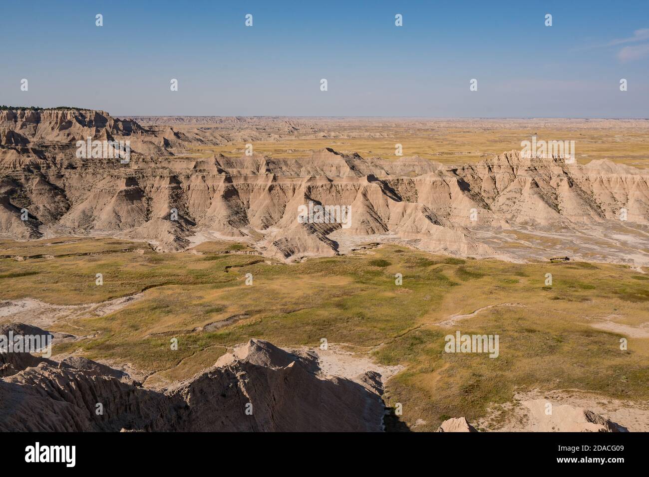 Badlands National Park in South Dakota Stock Photo