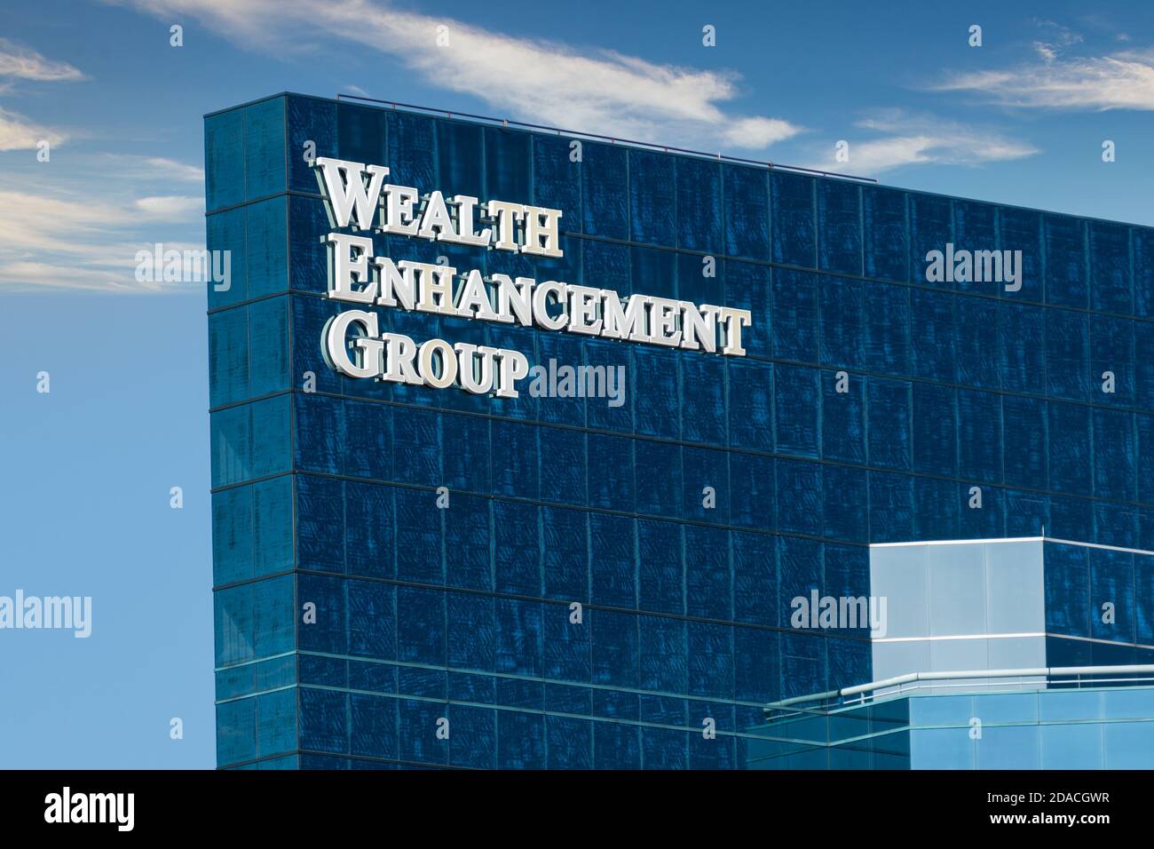 MINNEAPOLIS, MN/USA - NOVEMBER 2, 2020: Wealth Enhancement Group building exterior. Stock Photo