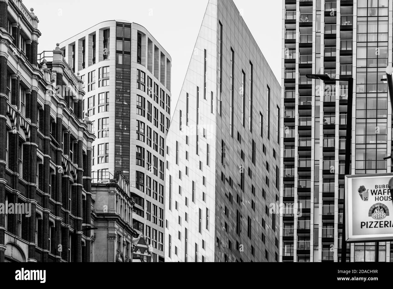 City of London Liverpool Street at Night Stock Photo Alamy