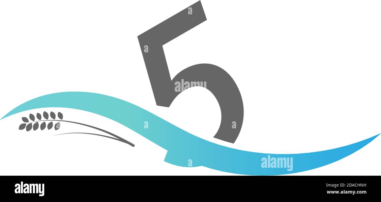 Icon logo number drop Cut Out Stock Images & Pictures Alamy