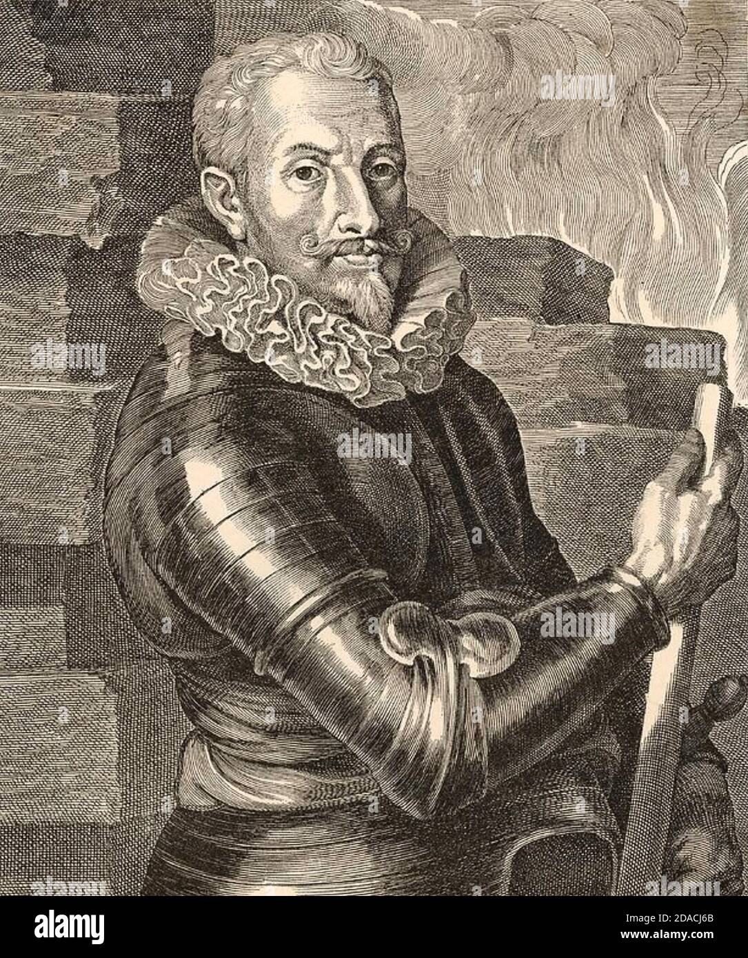 JOHANN TSERCLAES, Count of Tilly (1559-1632) commanded the Catholic League during the Thirty Years War Stock Photo