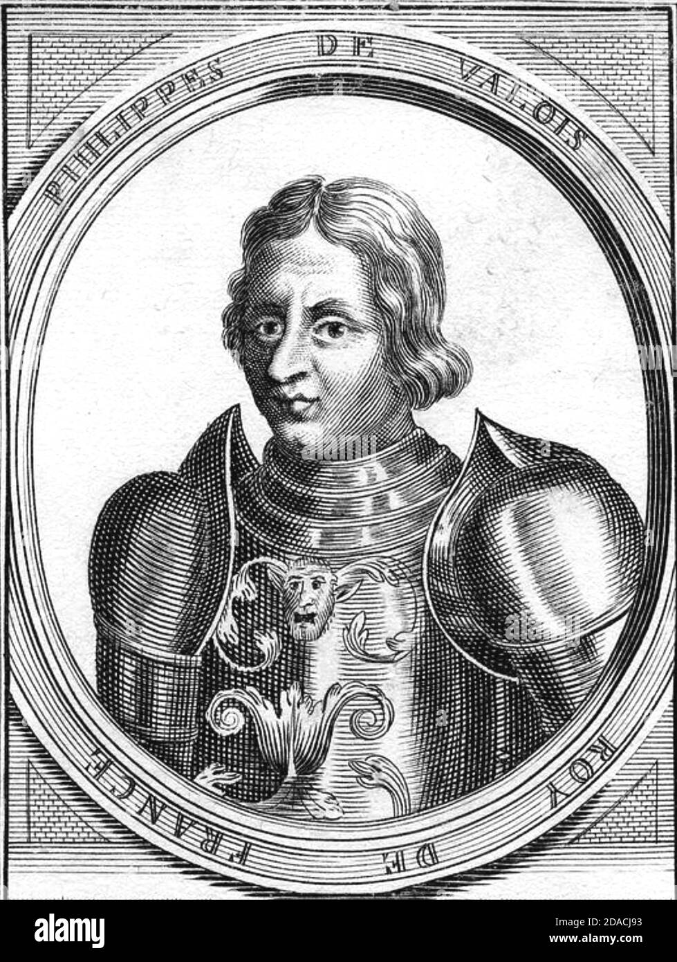 PHILIP VI OF FRANCE (c1293-1350) called the Fortunate Stock Photo