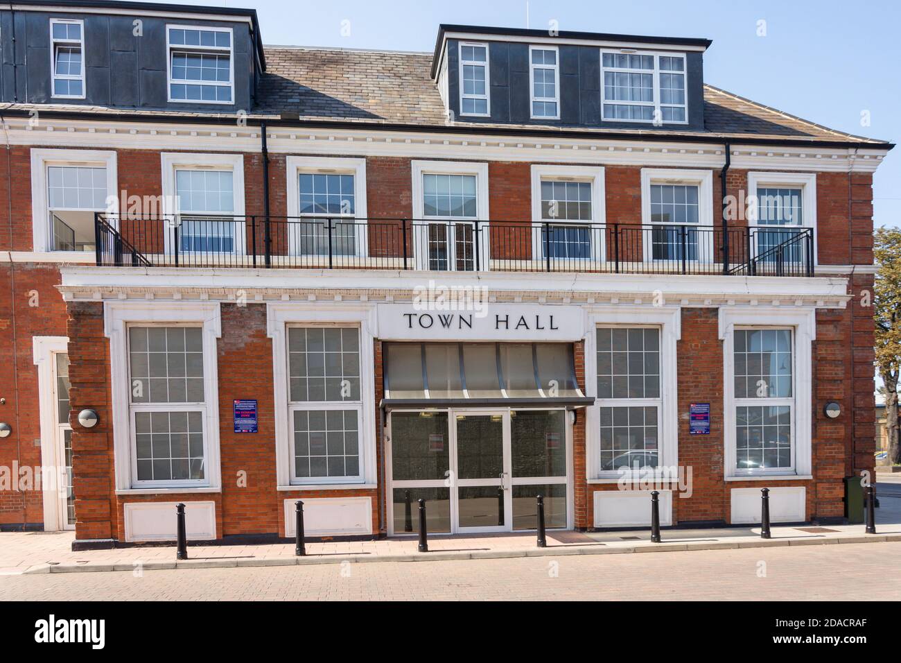 Council crayford town hall square exterior entrance crayford lon hires stock photography and