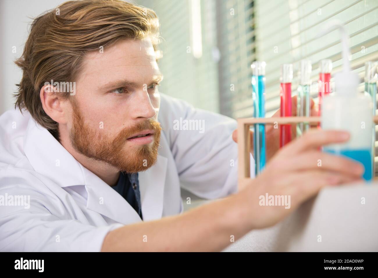Lab scientist excited hi-res stock photography and images - Alamy