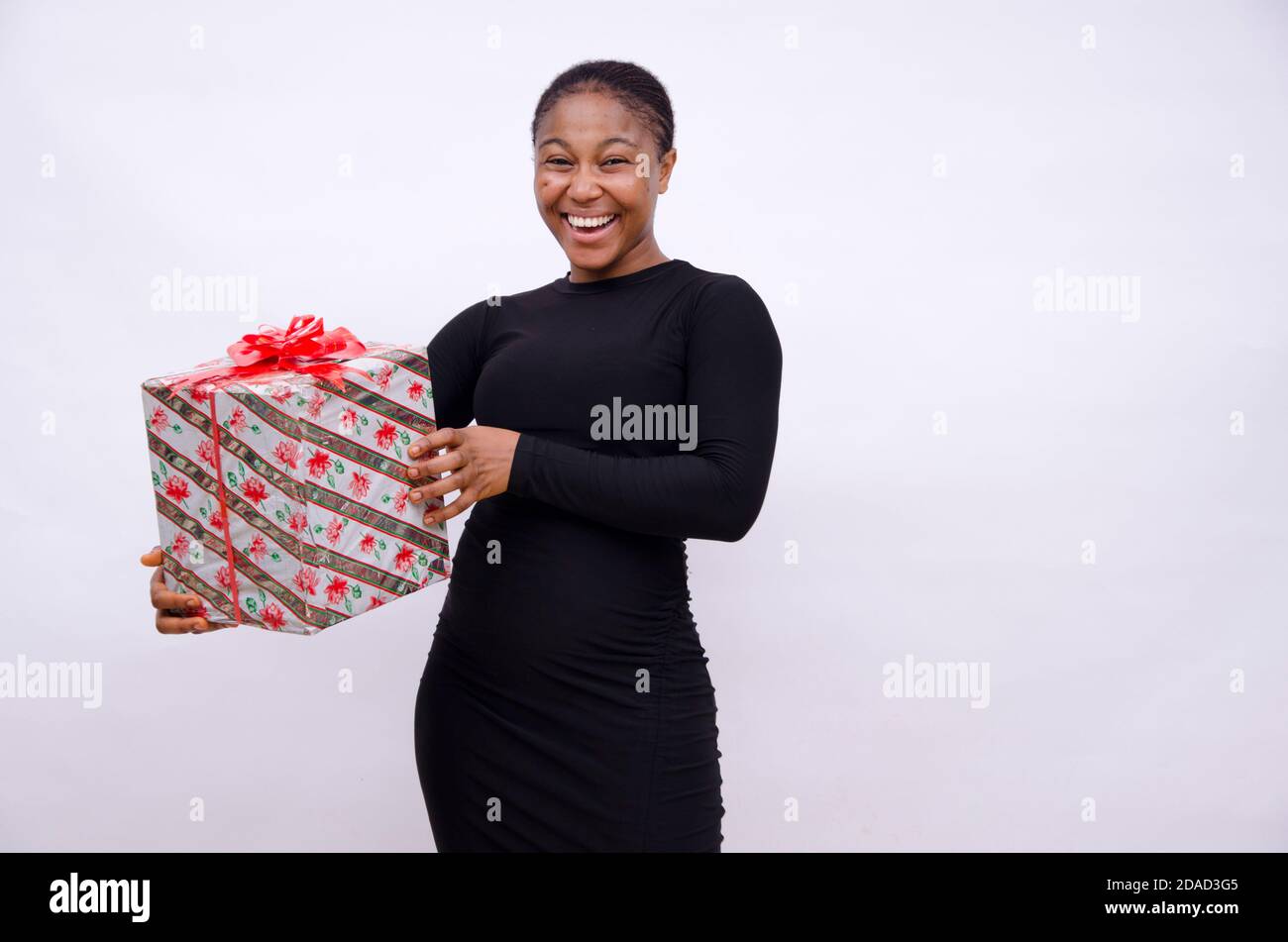 Happy black lady hi-res stock photography and images - Alamy