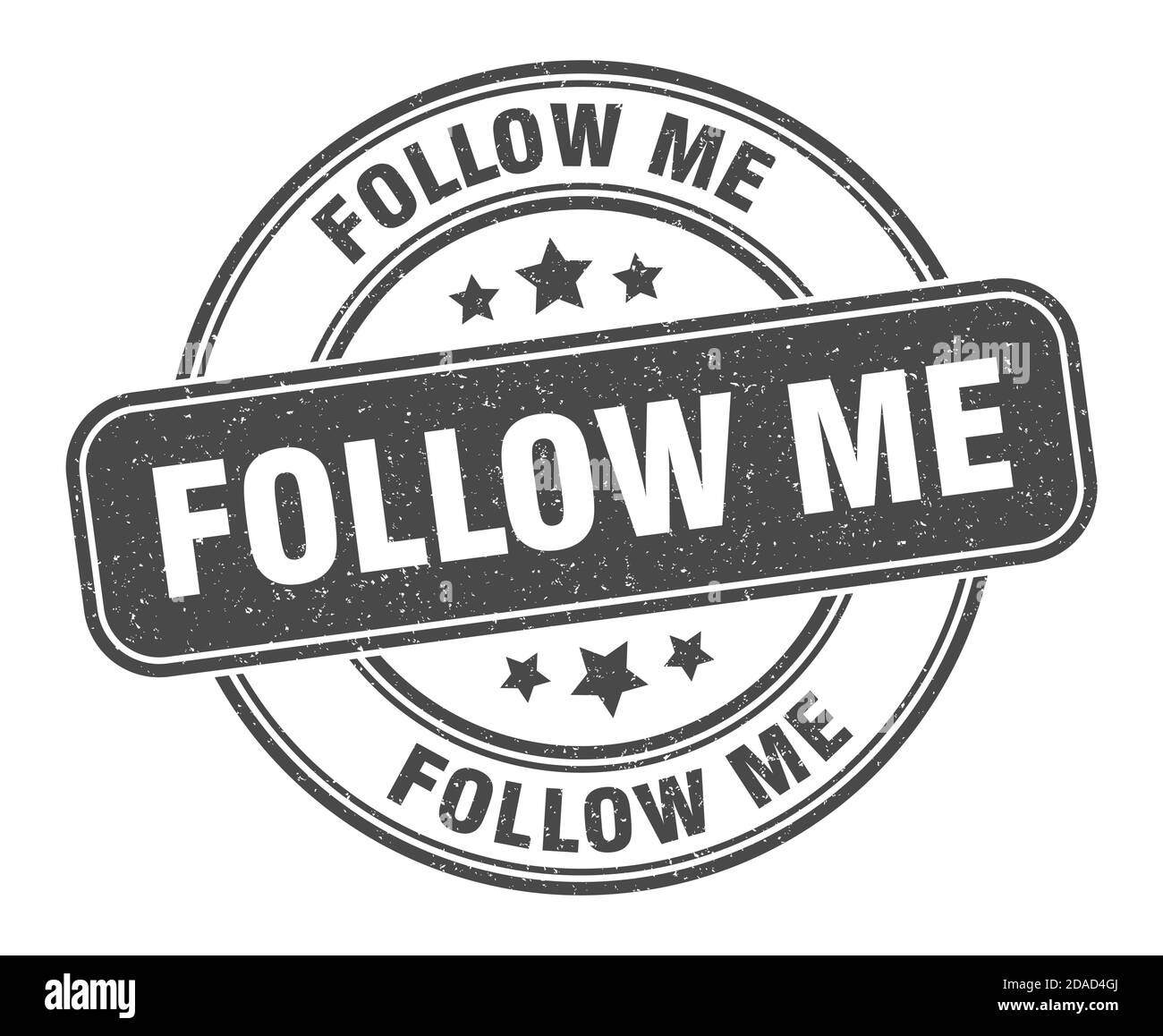 Follow me vector vectors Black and White Stock Photos & Images - Alamy