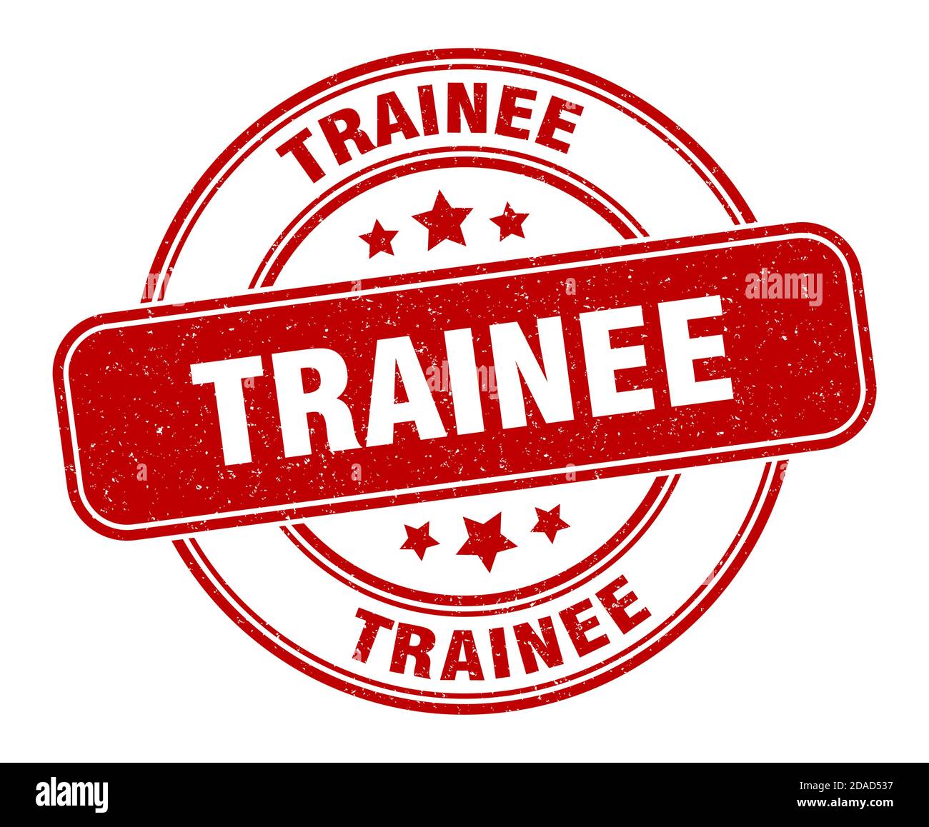 trainee stamp. trainee sign. round grunge label Stock Vector