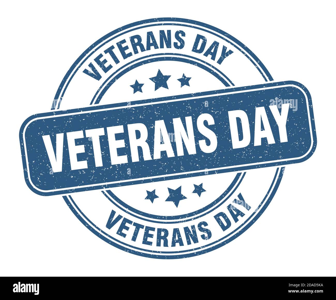 veterans day stamp. veterans day sign. round grunge label Stock Vector