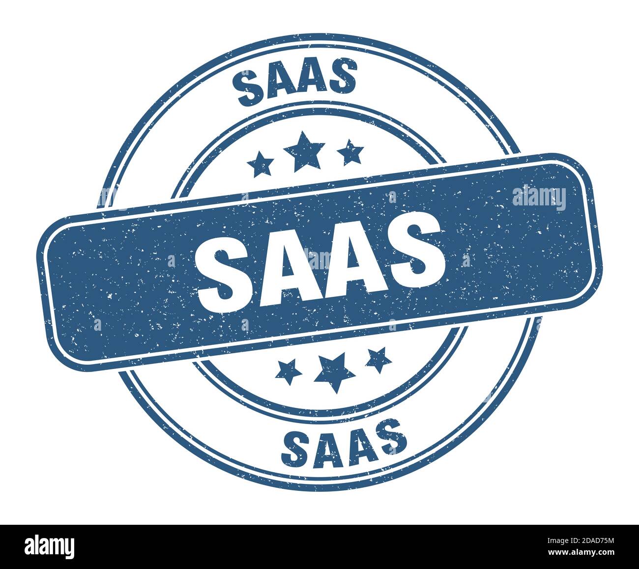 saas stamp. saas sign. round grunge label Stock Vector Image & Art - Alamy