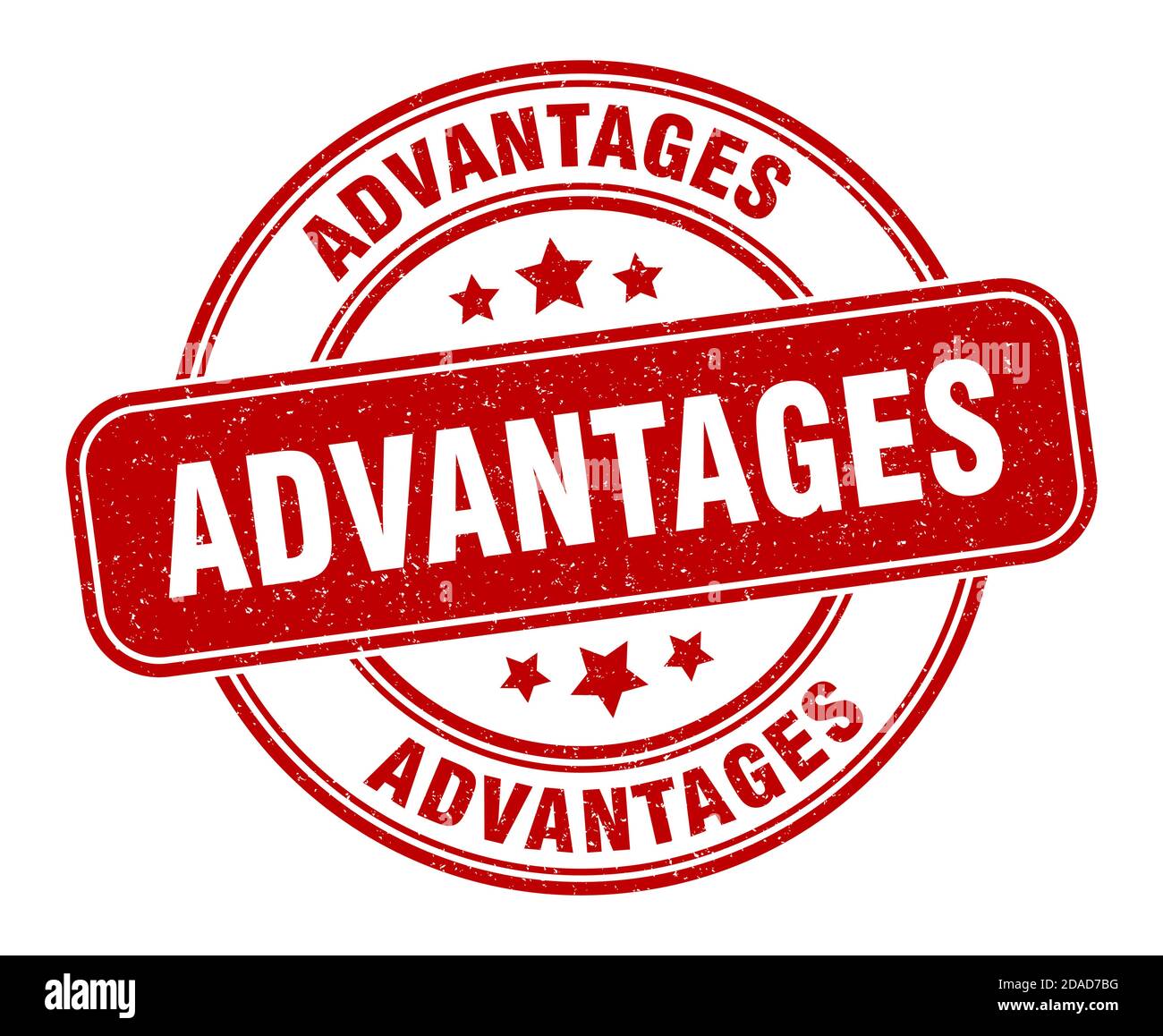 advantages stamp. advantages sign. round grunge label Stock Vector ...