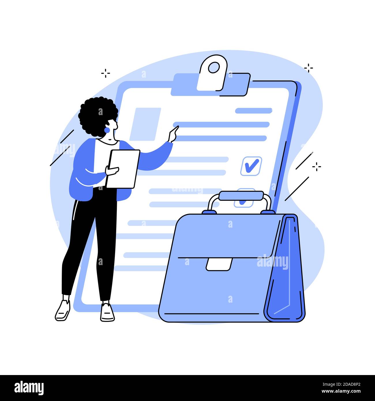 Careers abstract concept vector illustration. Stock Vector