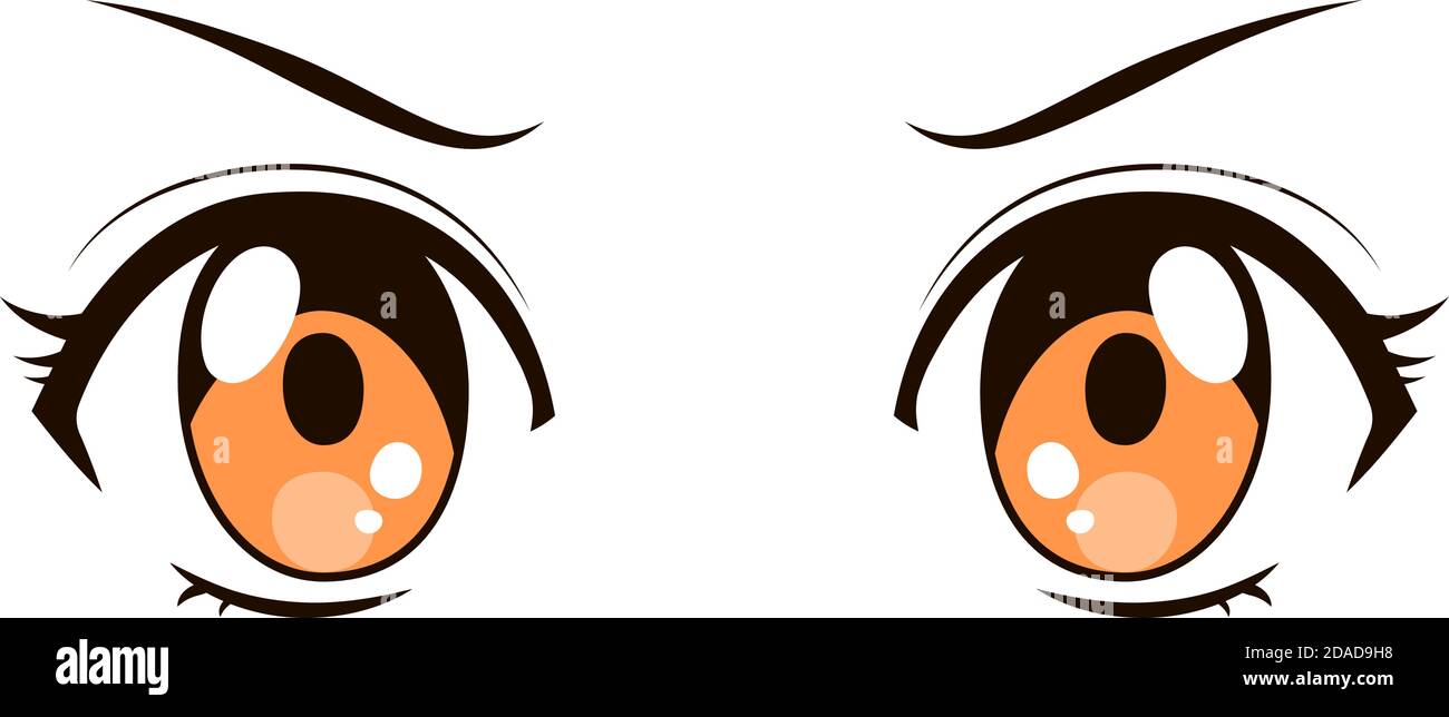 This is a illustration of Cute anime-style eyes with an angry look Stock Vector Image & Art - Alamy This is a illustration of Cute anime-style eyes with an angry look Stock Vector Image & Art - Alamy