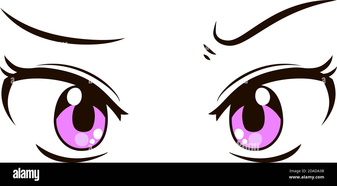 This is a illustration of Cute anime-style eyes with a suspicious expression Stock Vector Image & Art - Alamy This is a illustration of Cute anime-style eyes with a suspicious expression Stock Vector Image & Art - Alamy