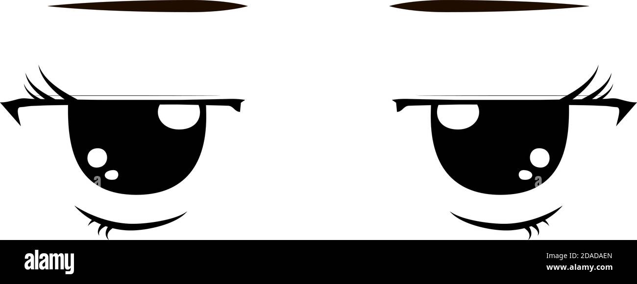 Premium Vector  Cute anime girl eyes