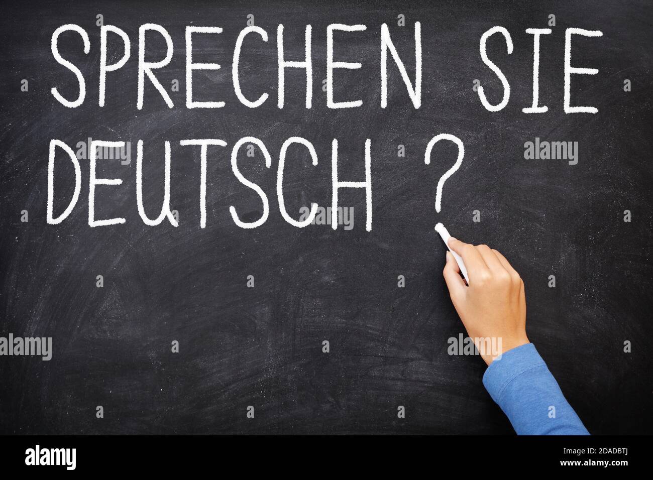German Learning language Stock Photo