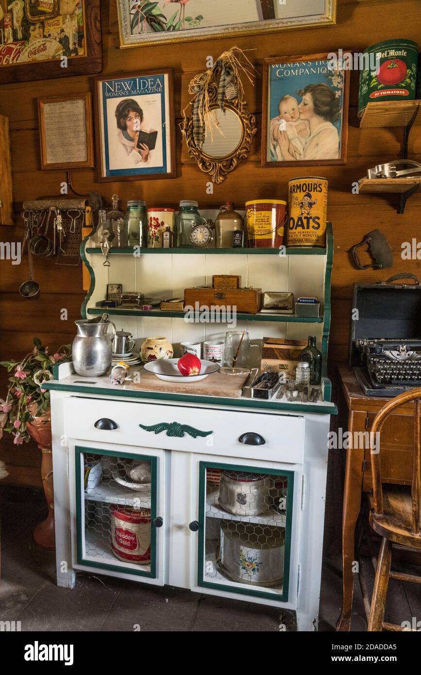 Vintage memorabilia donated to the Henry schoolhouse museum in Wayan