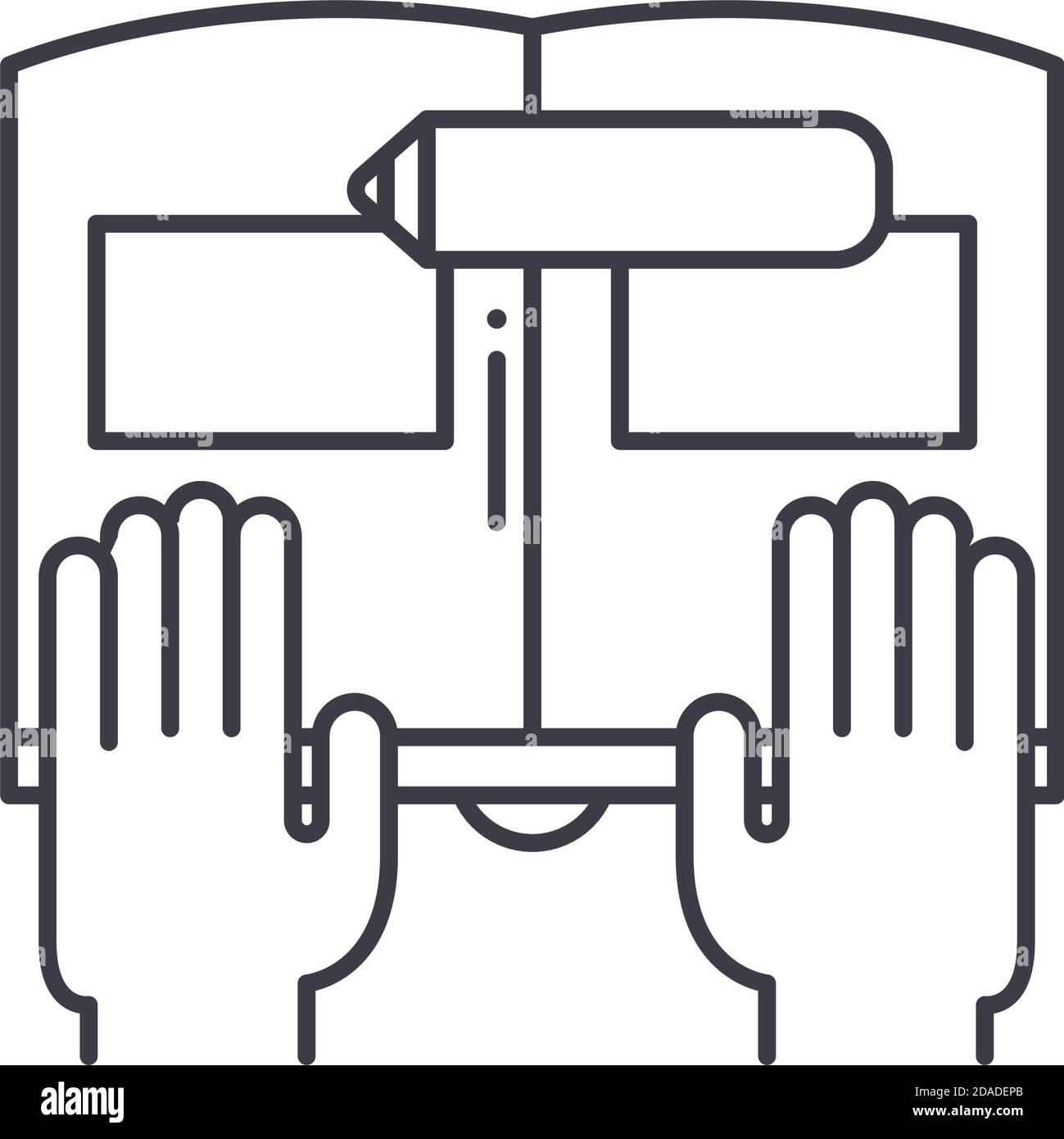 Self learning icon on Cut Out Stock Images & Pictures - Alamy