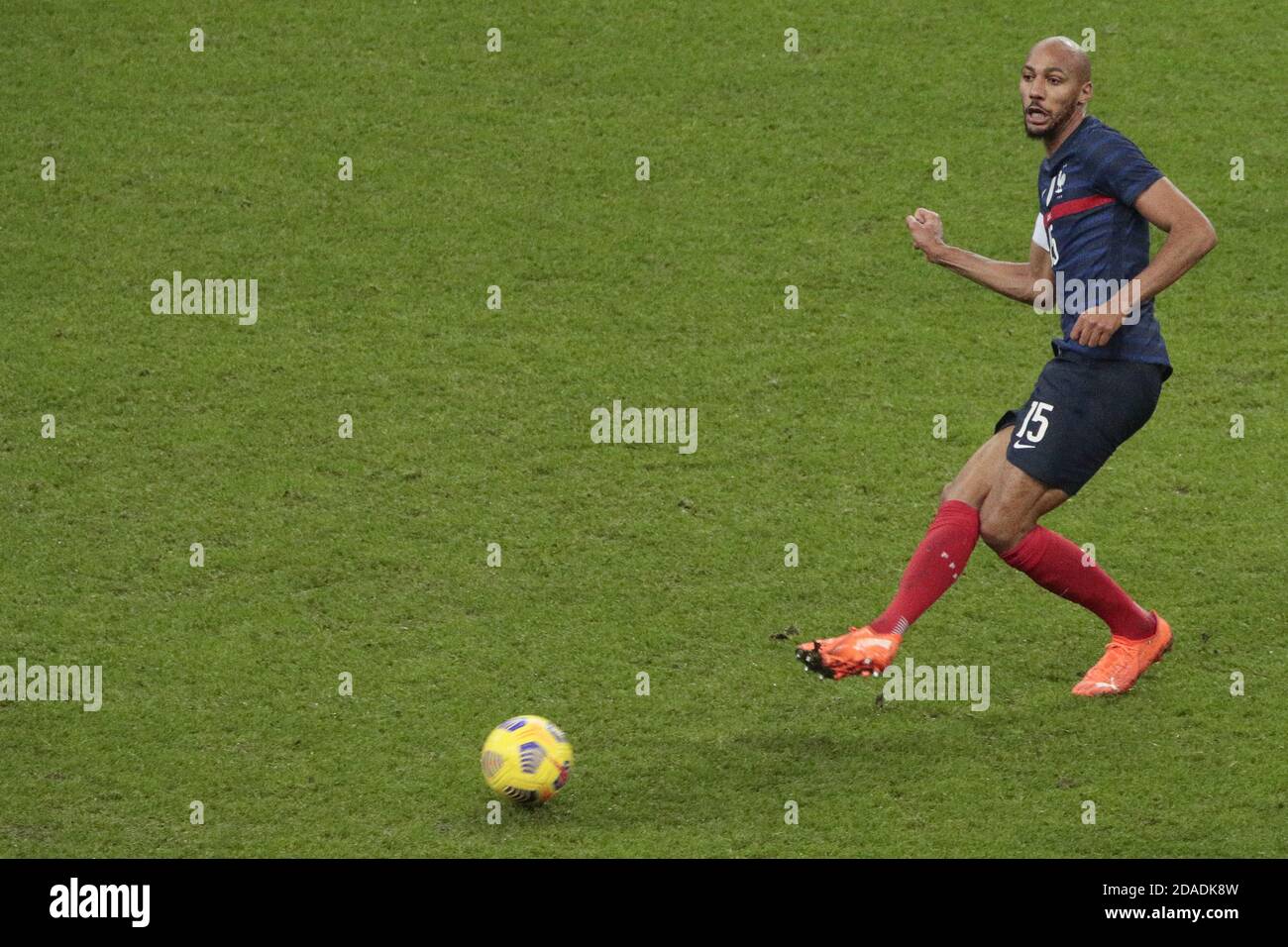 Steven Nzonzi (FRA) during the International Friendly Game football match between France and Finland on November 11, 2020 at Stade de France in Sain P Stock Photo