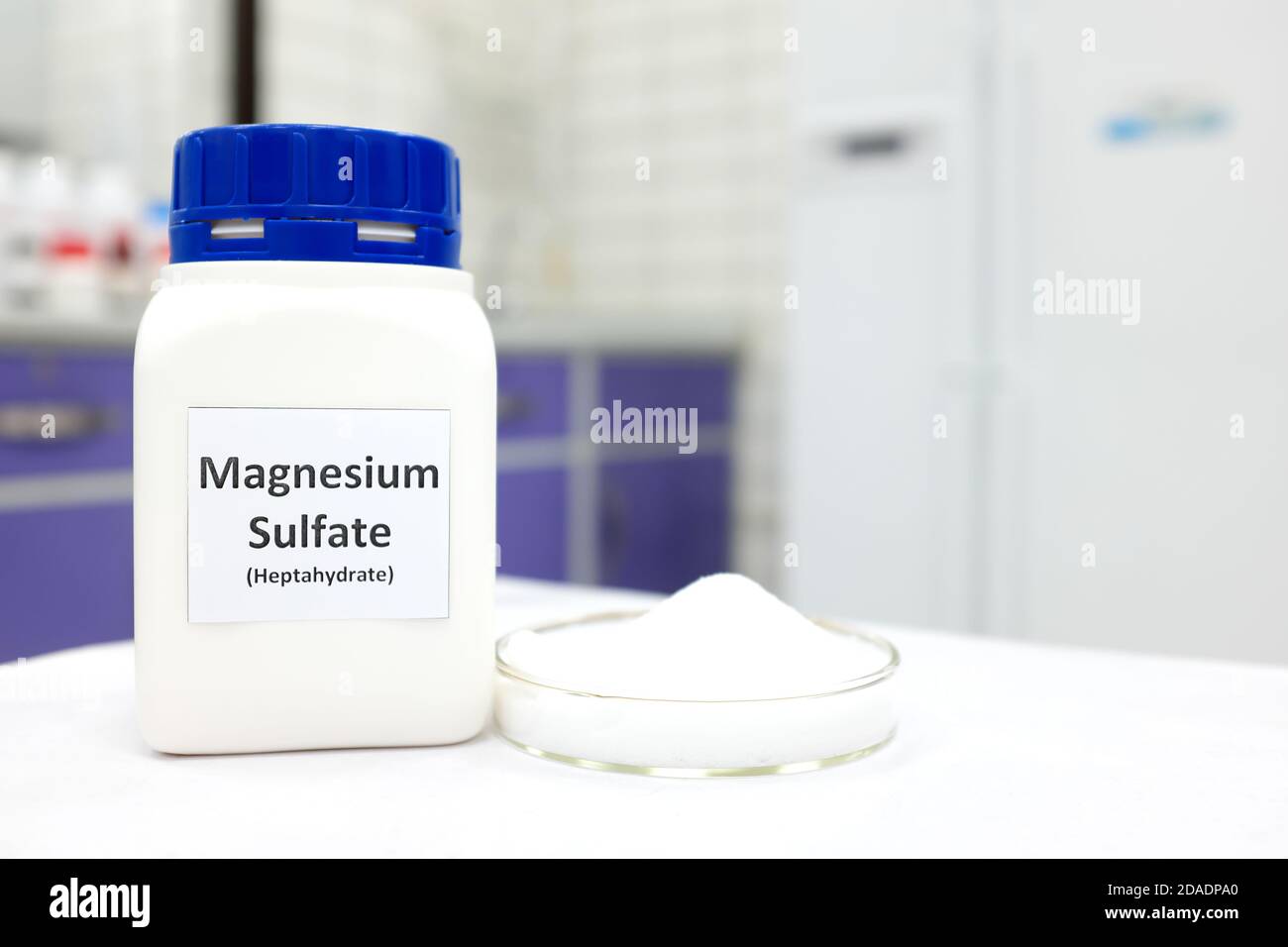 Selective focus of magnesium sulfate or epsom salt chemical compound