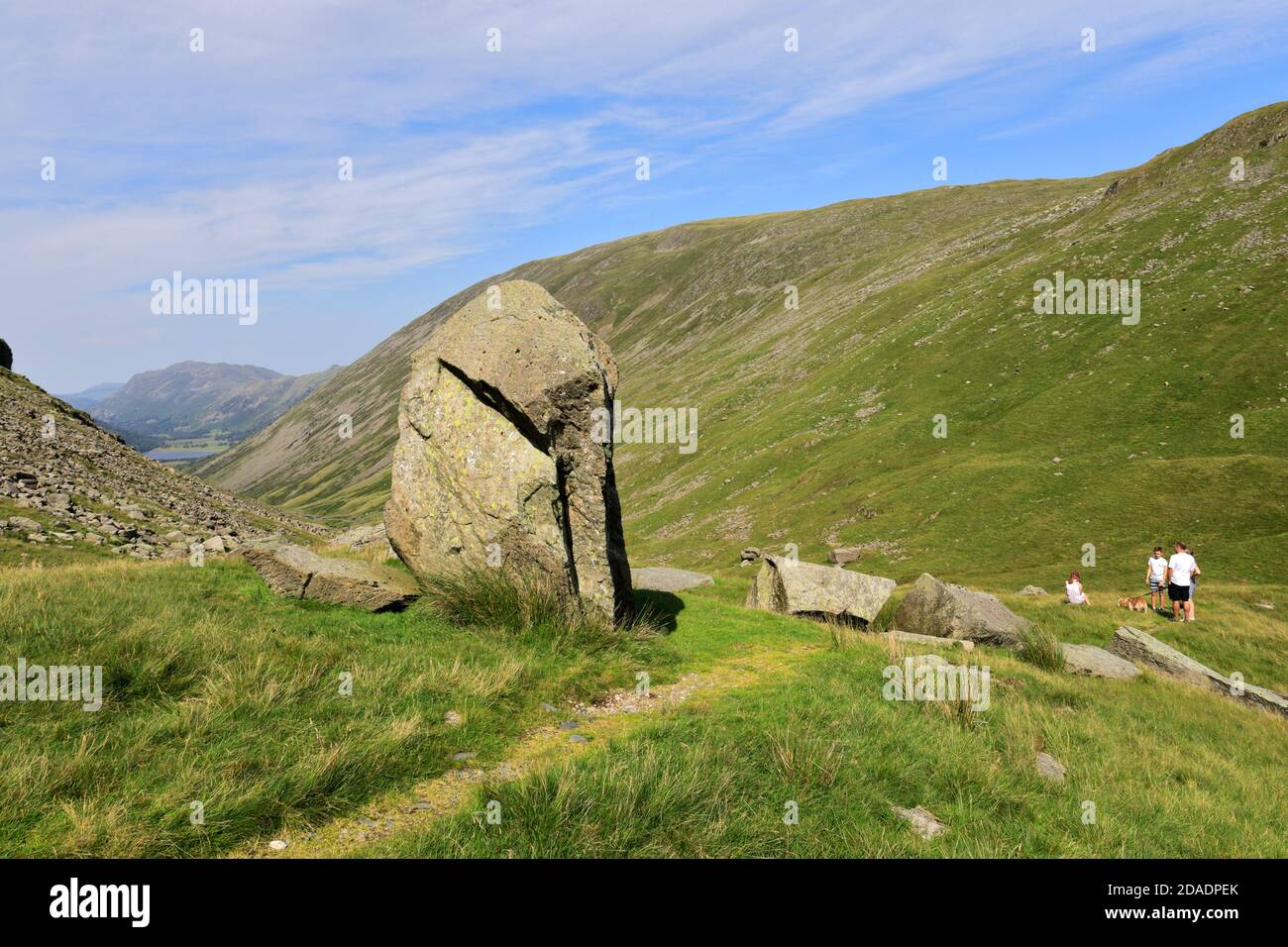 View of The Kirkstone rock, Kirkstone pass, Lake District National Park