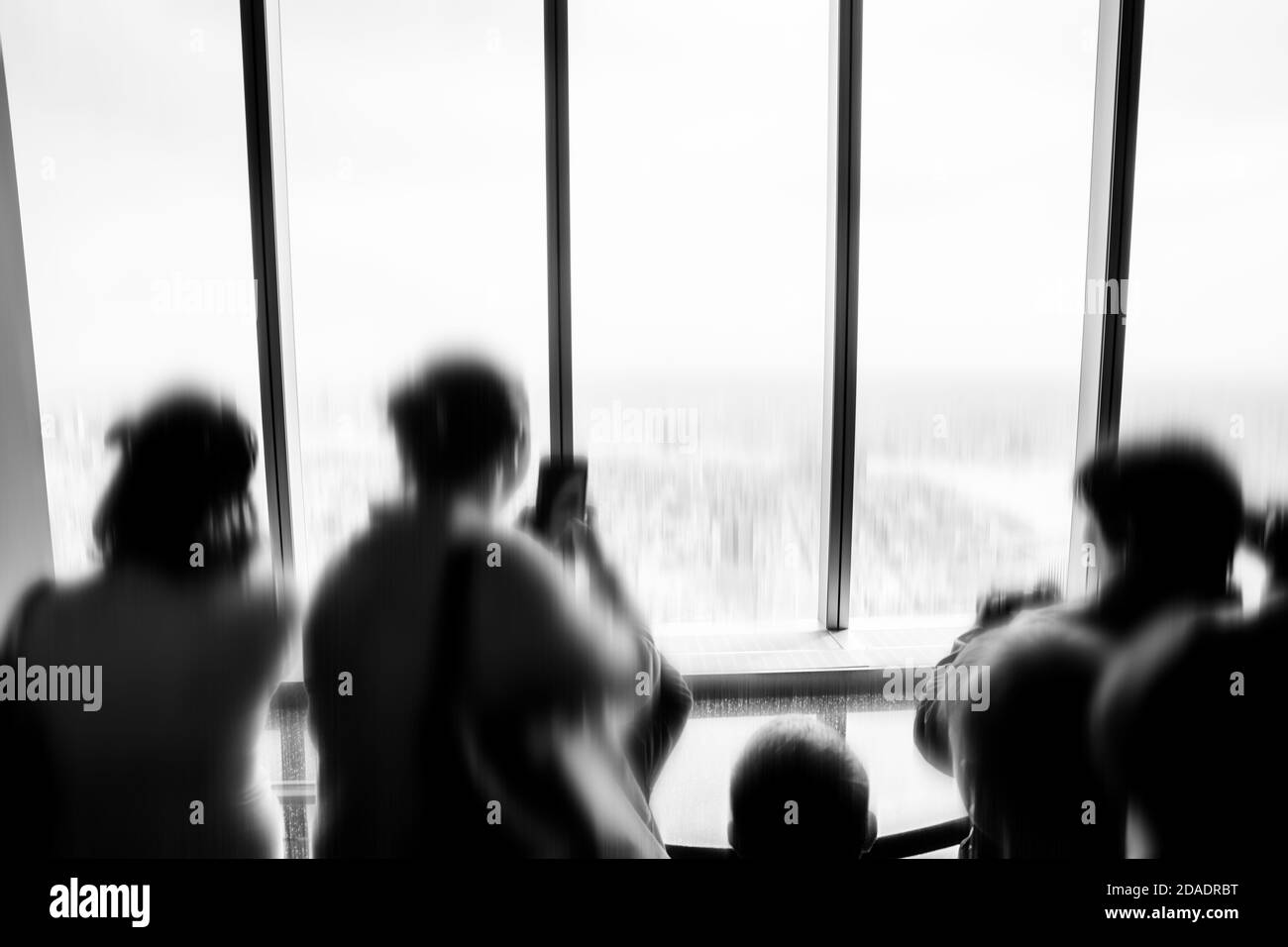Unrecognizable blurred people Black and White Stock Photos & Images - Alamy