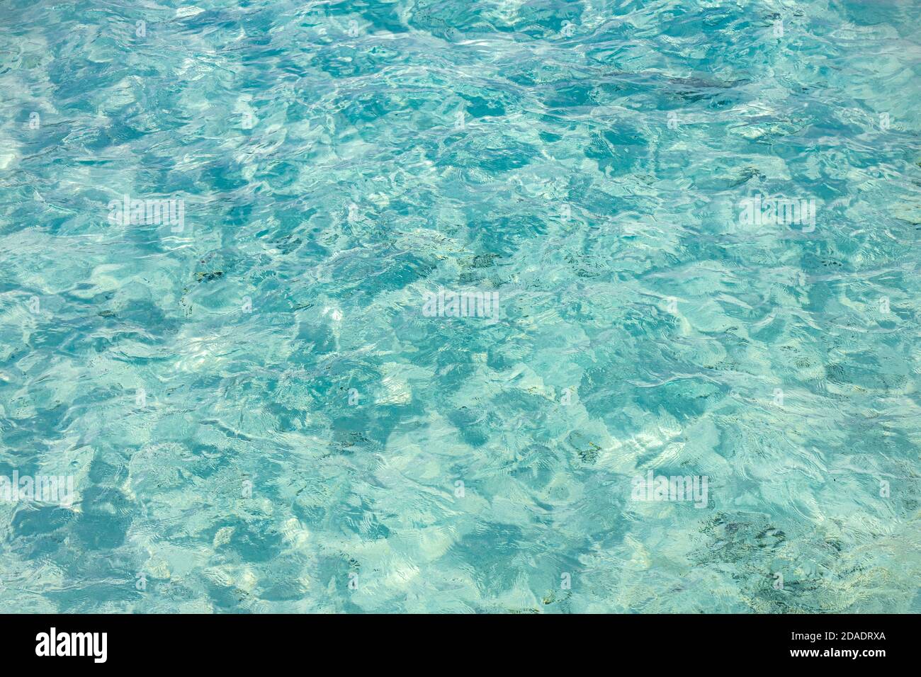 Abstract beautiful ripple wave and clear turquoise water surface in ...