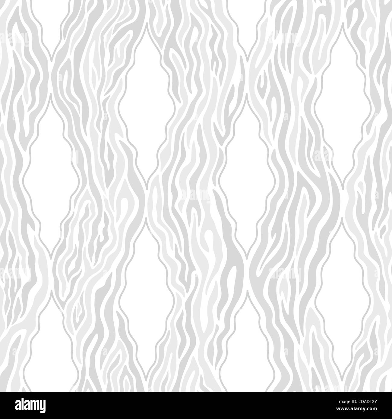 Batik seamless pattern. Subtle white hand drawn vector illustration pattern for surface, t shirt design, print, poster, icon, web, graphic designs. Stock Vector