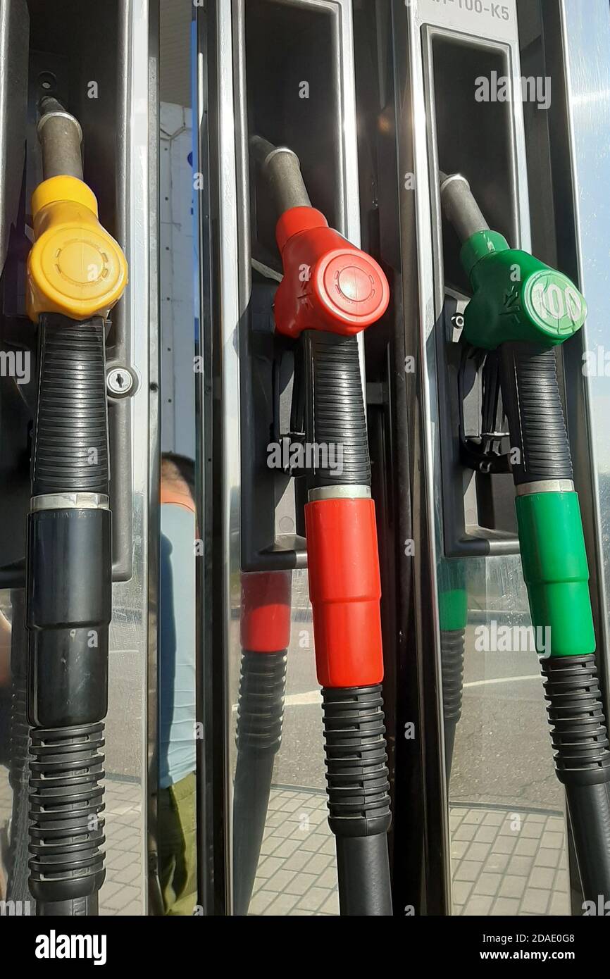 Fuel pistols hi-res stock photography and images - Alamy