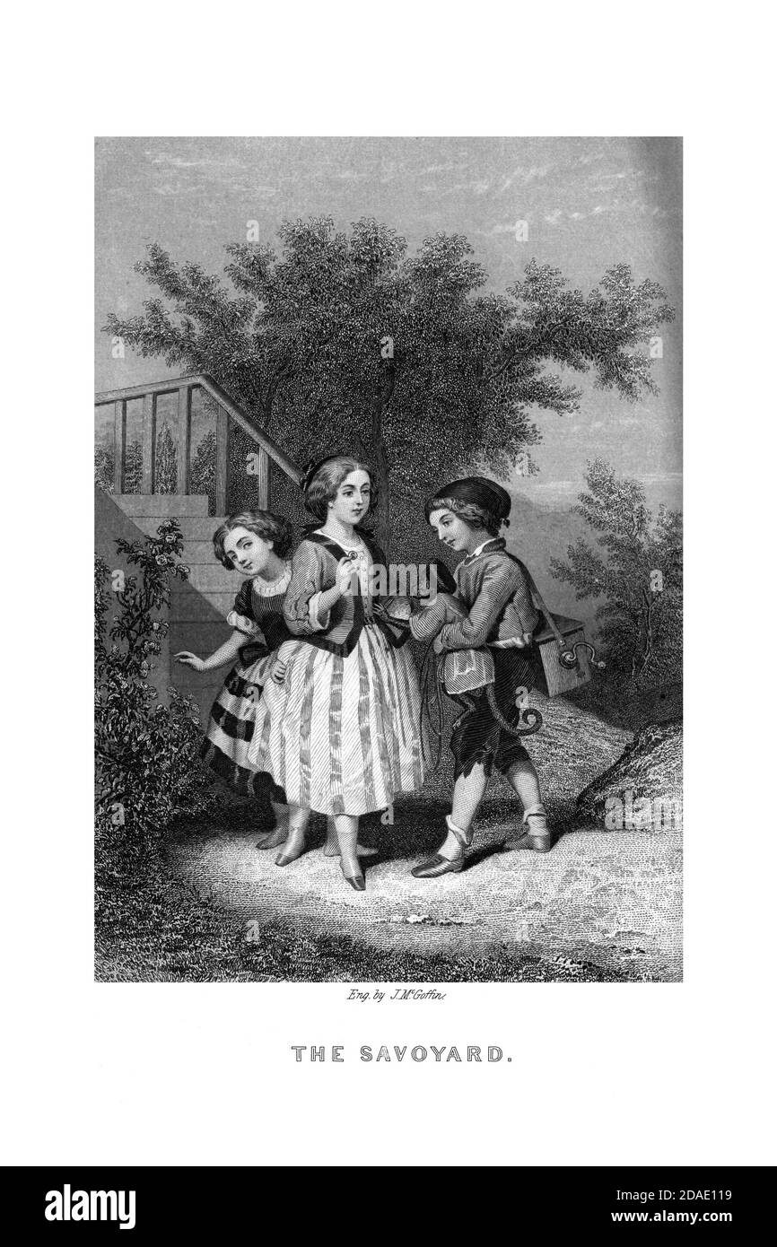 The Savoyard Godey's Lady's Book and Magazine, August, 1864, Volume LXIX, (Volume 69), Philadelphia, Louis A. Godey, Sarah Josepha Hale, Stock Photo
