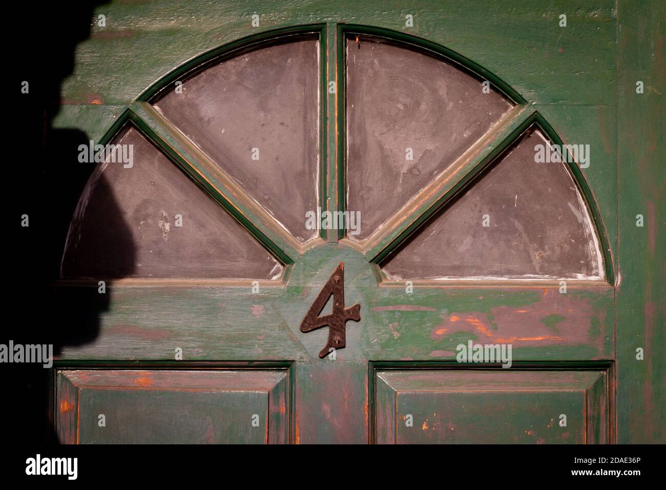 Weathered wooden front door hi-res stock photography and images - Alamy