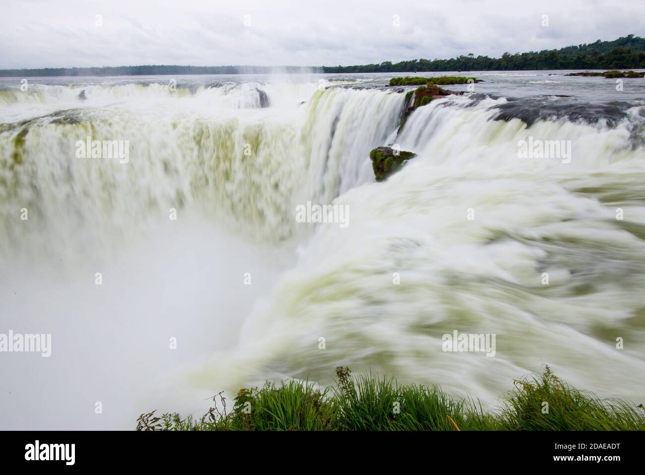 Garganta del Diablo - Iguazu Waterfalls, Argentina. South America Stock Photo