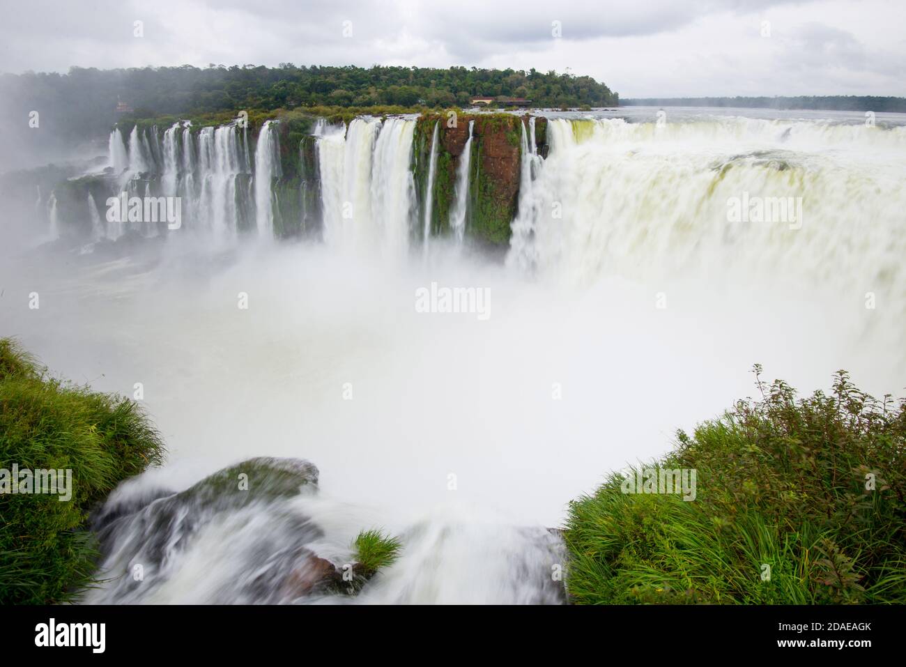 Garganta del Diablo - Iguazu Waterfalls, Argentina. South America Stock Photo