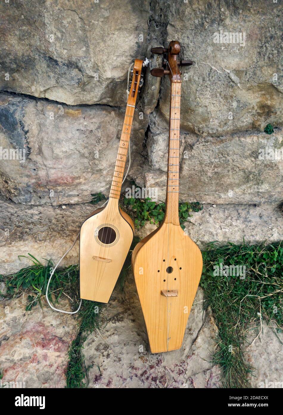 Panduris, traditional Georgian plucked instruments with three strings,  Georgia Stock Photo - Alamy