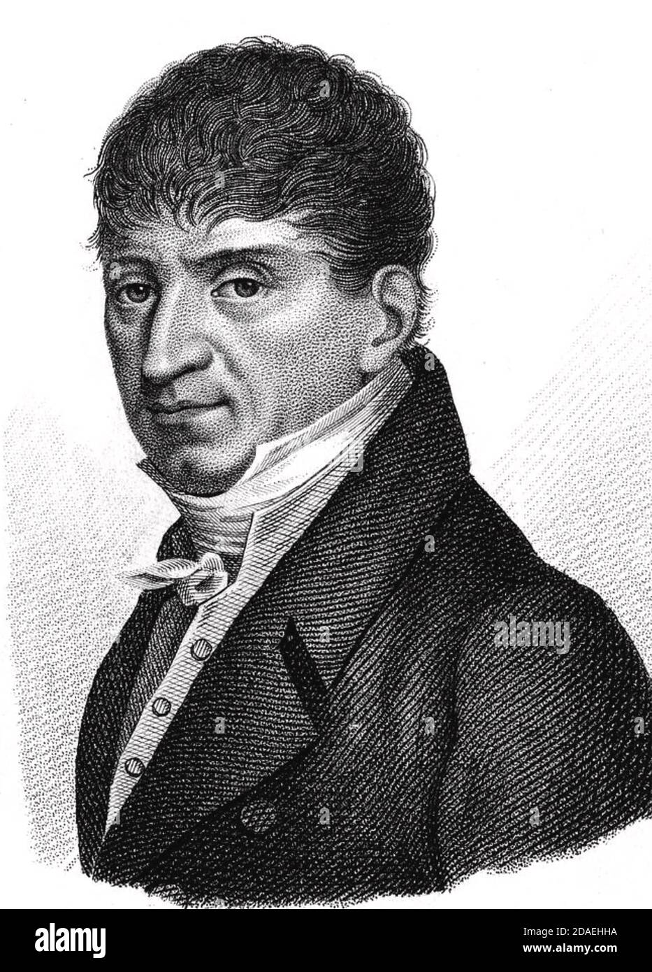LOUIS JURINE (1751-1819) Swiss physician, surgeon and naturalist Stock Photo