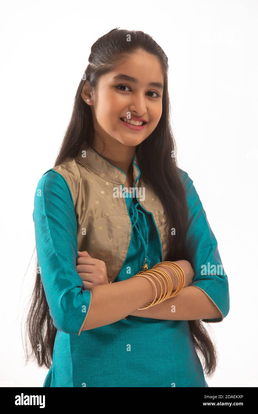 Girl folding hands hi-res stock photography and images - Alamy