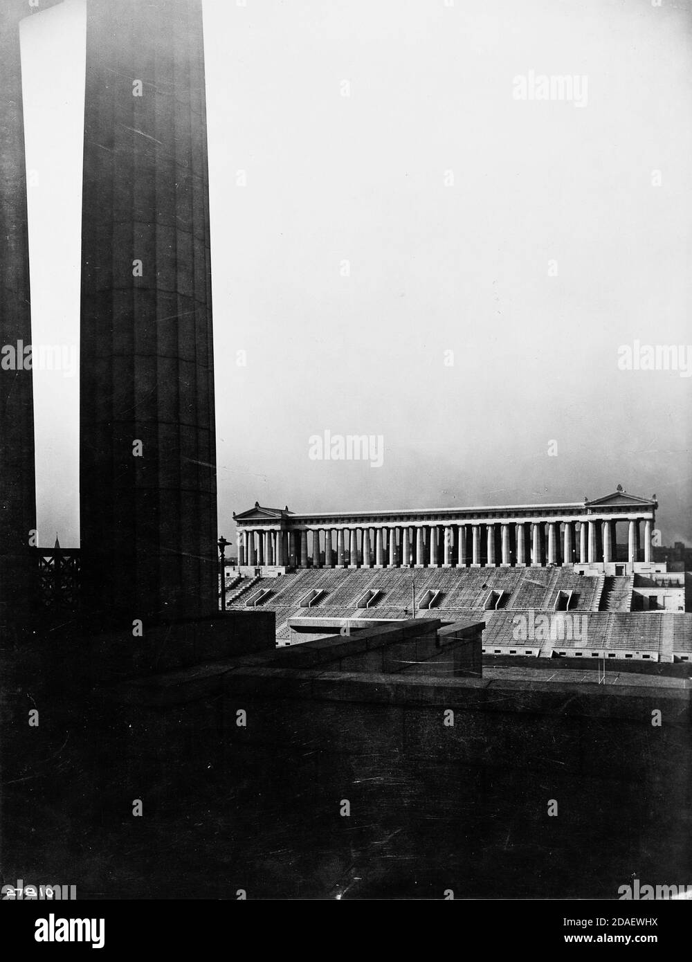 View of Soldier Field (Grant Park Stadium), Chicago, Illinois, circa