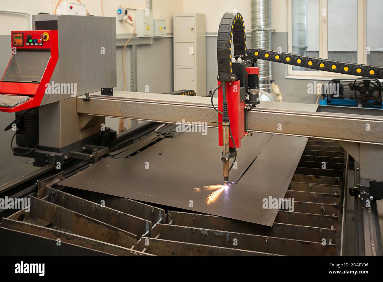 Industrial laser or plasma cutting processing manufacture technology of
