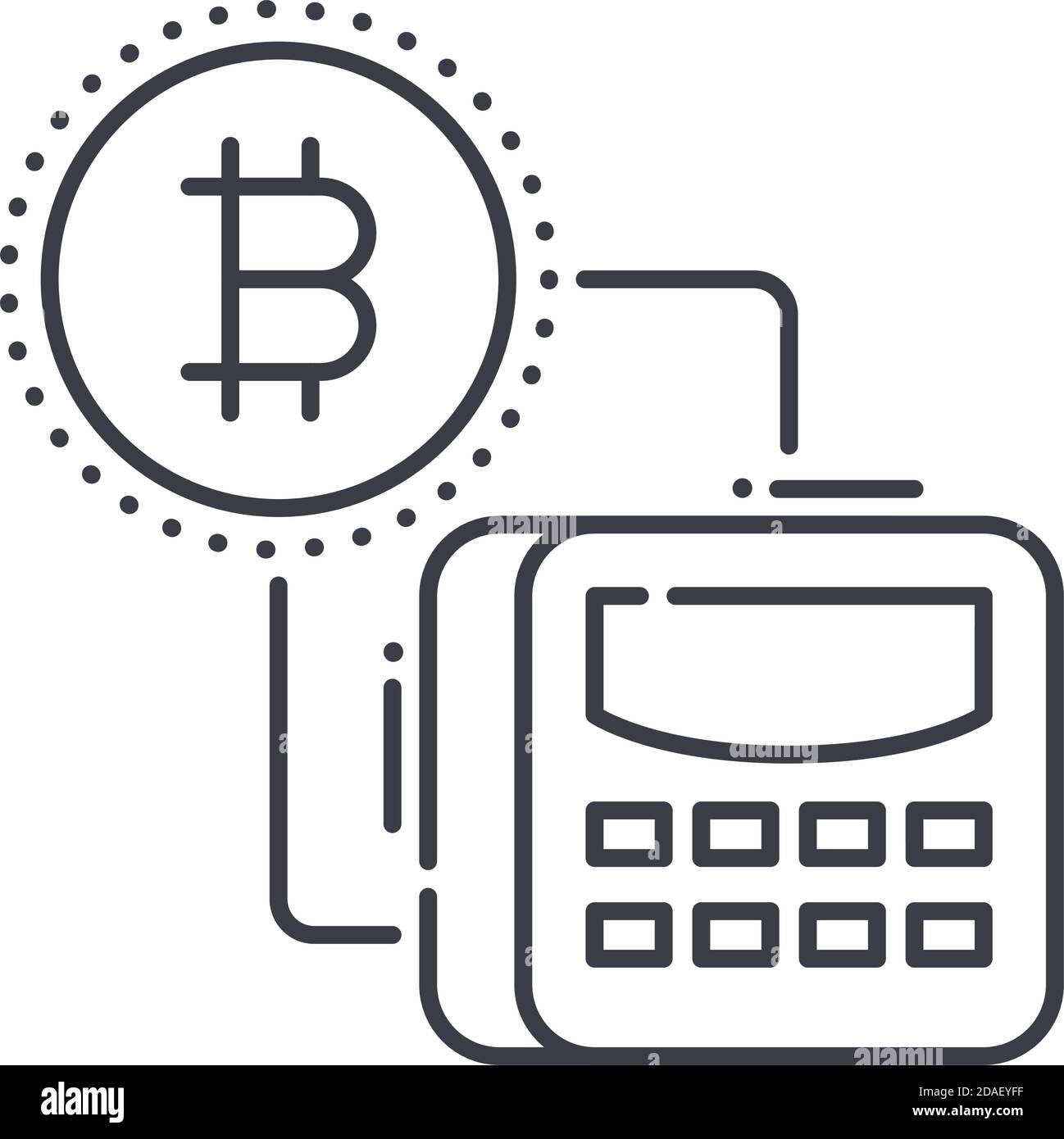 Crypto calculator Stock Vector Images - Alamy